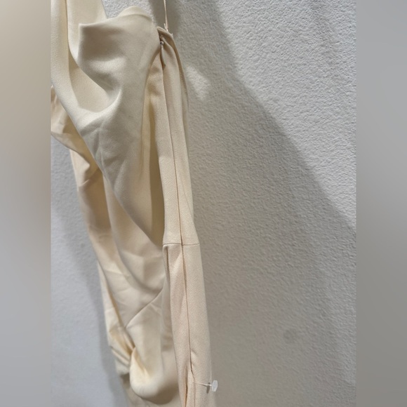 NWOT Ronny Kobo Collection Selina Ivory Halter High Slit Formal Maxi Dress Large - Picture 7 of 17